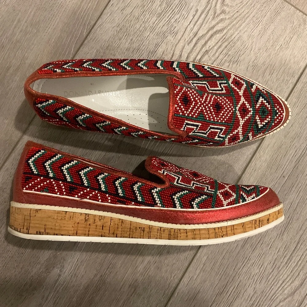 Donald J. Pliner Multicolor Patterned Loafers - Picture 4 of 10